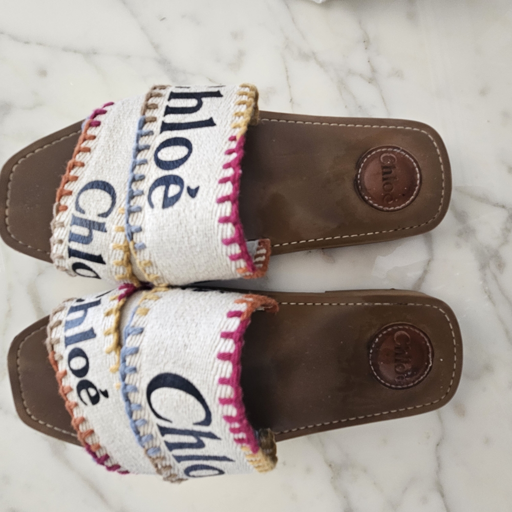 Chloe Woody Slides - Picture 2 of 16